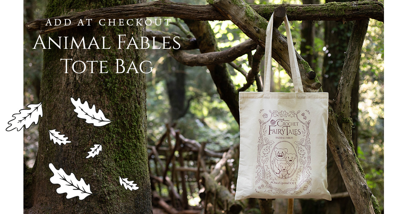 Animal fables tote bag gift packaging limited edition